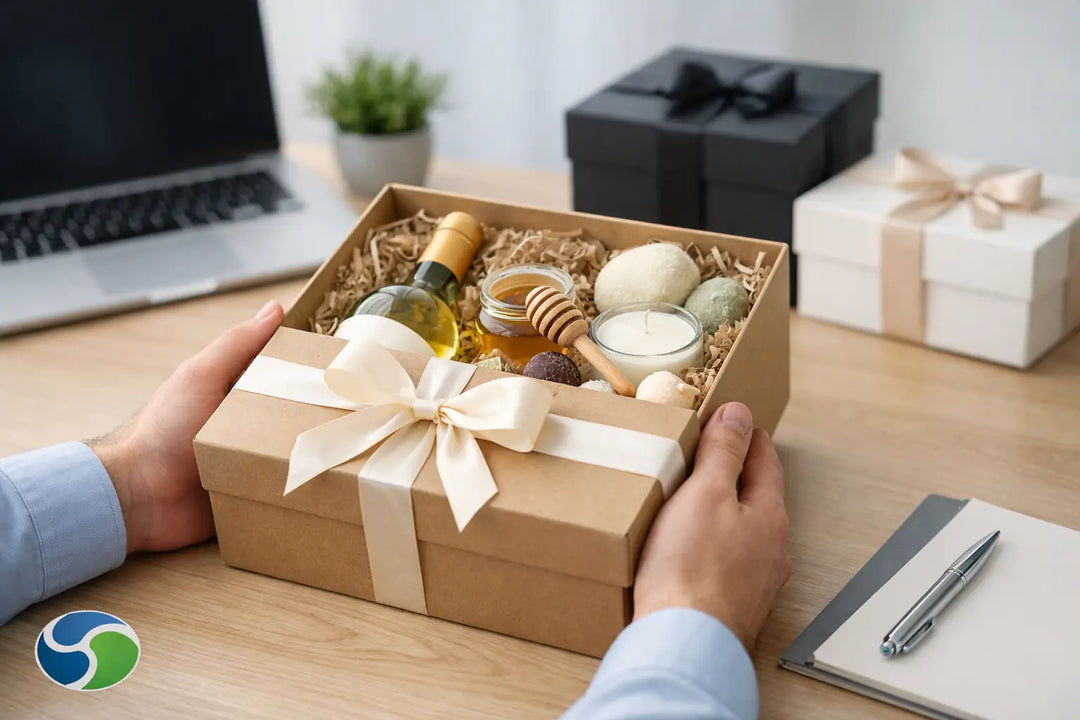 Geschenkbox für Kundinnen und Kunden wählen