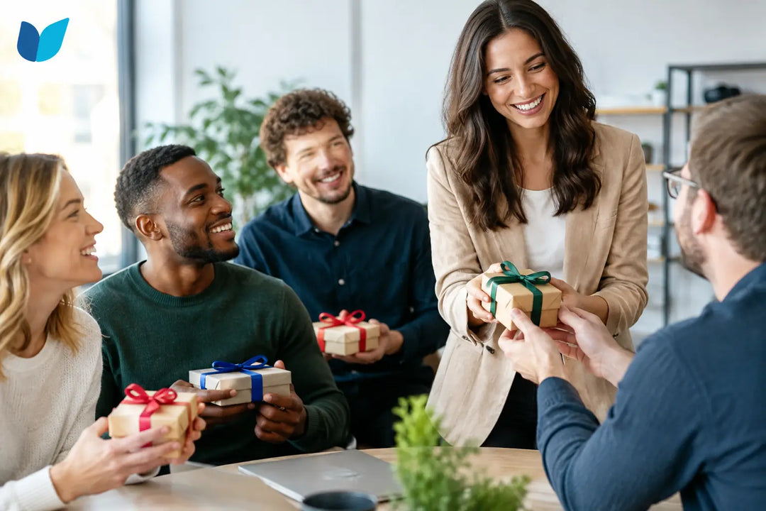 Budgetgeschenke für große Teams, die Freude machen