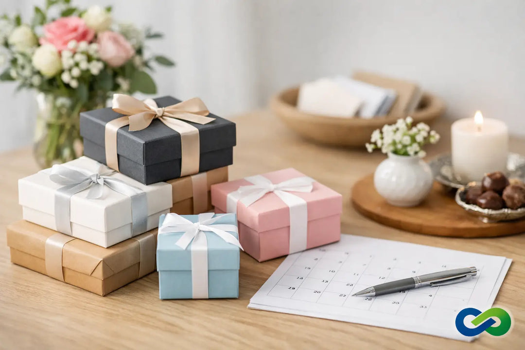 Geschenkservice für wiederkehrende Anlässe