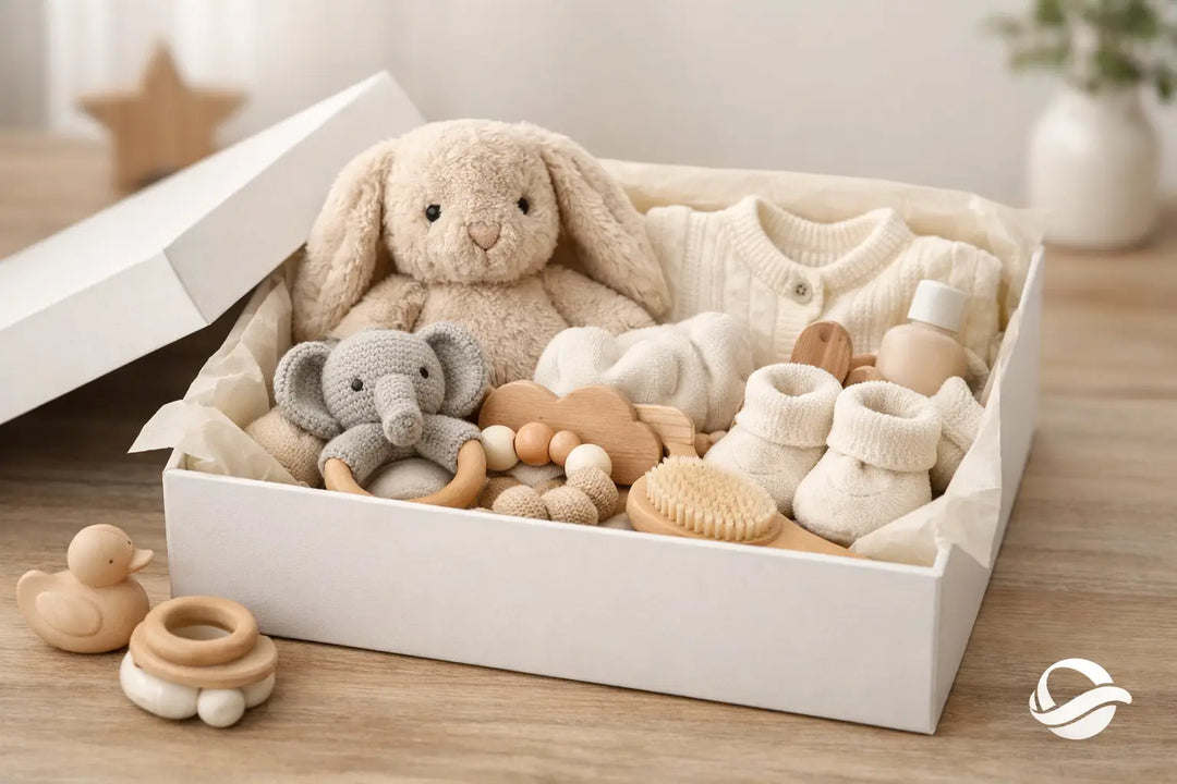 Die richtige Geschenkbox zur Geburt finden