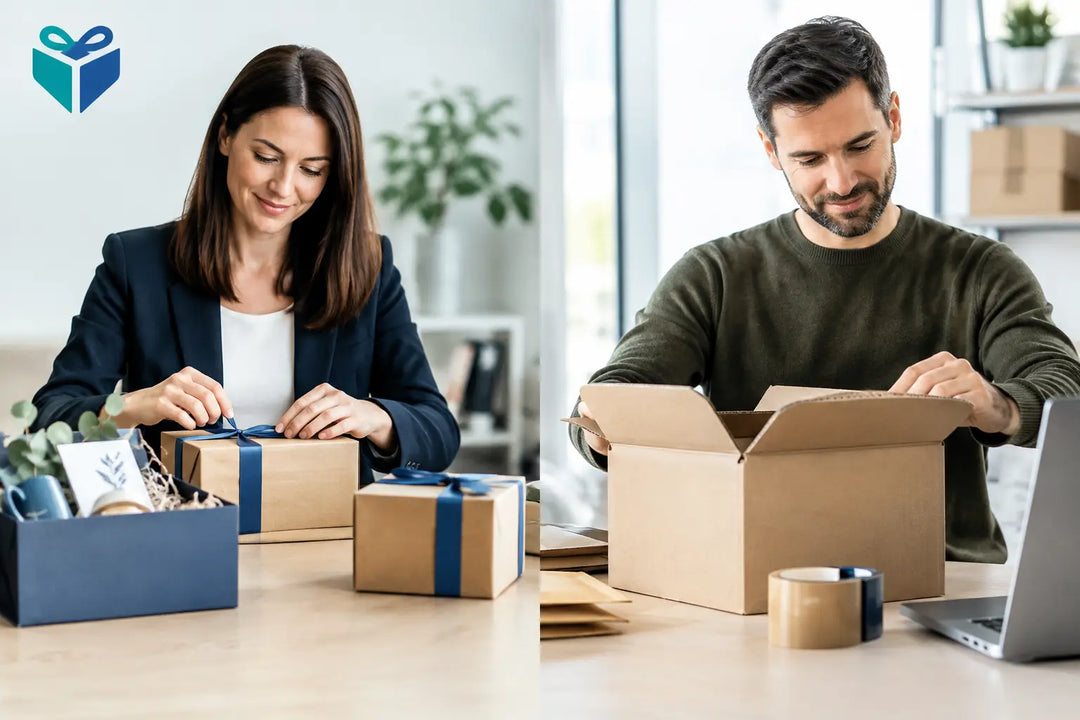 B2B Geschenkservice versus Eigenversand: Der Vergleich