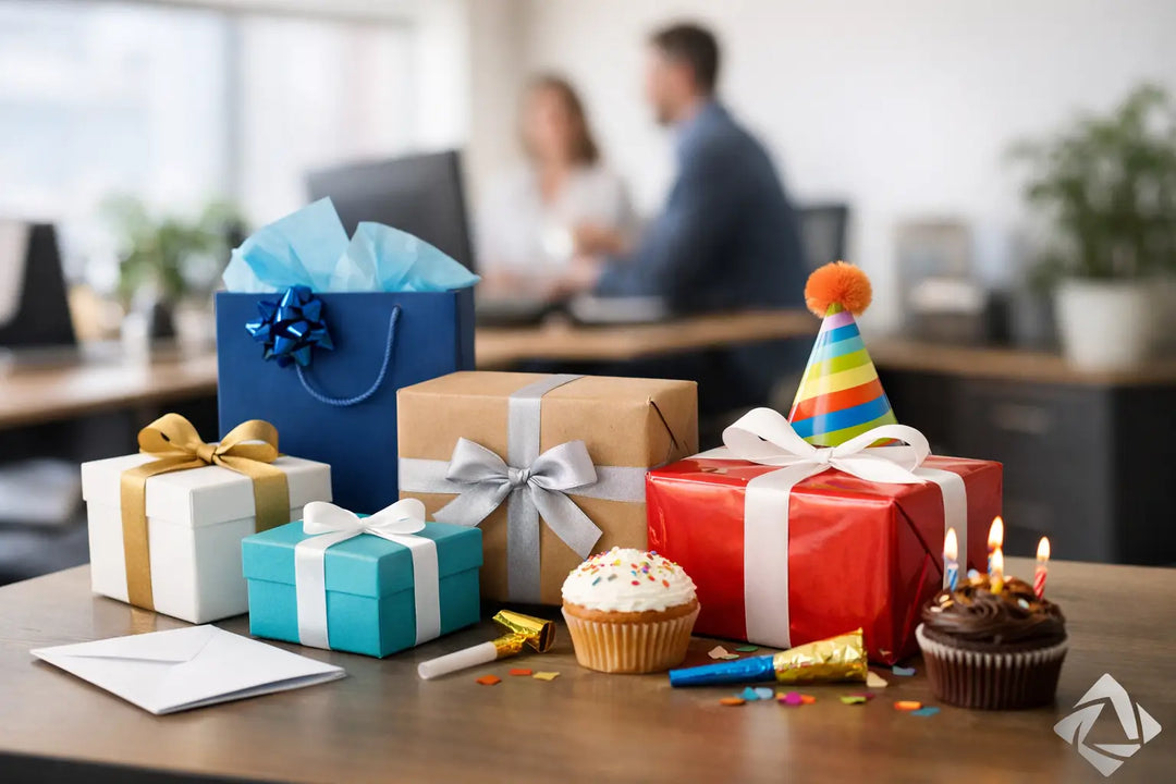Geburtstagsgeschenke für Mitarbeiter finden