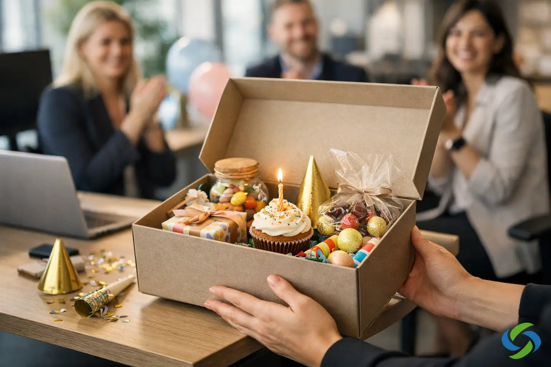 Geburtstagsbox für Kollegen im Büro schenken