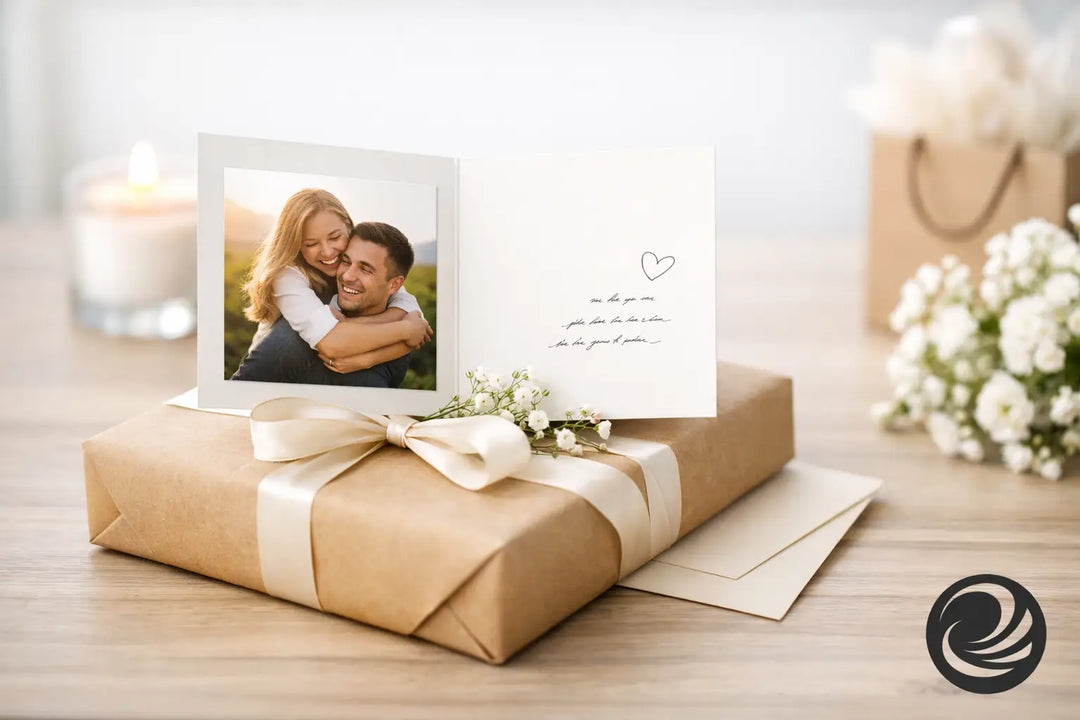 Personalisierte Grußkarte zum Geschenk