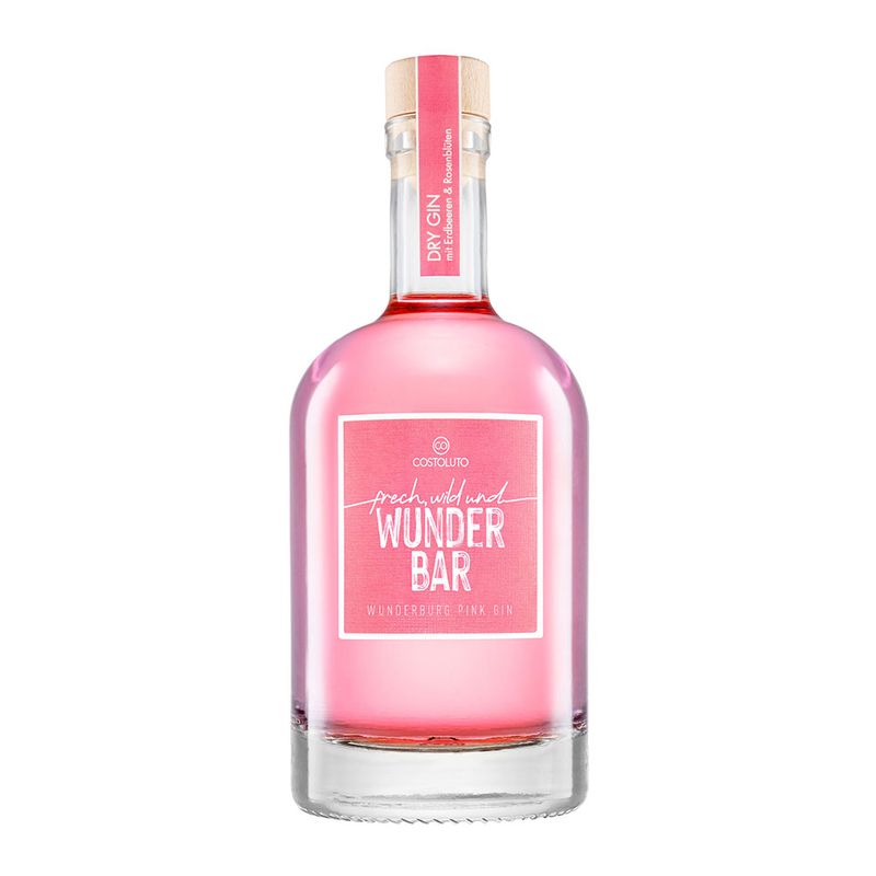 Gin Wunderburg pink "Frech, wild und wunderbar"