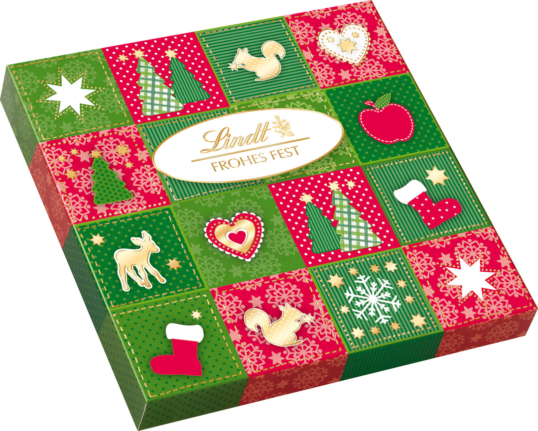 Lindt Weihnachts-Pralines Frohes Fest Schokolade 80g