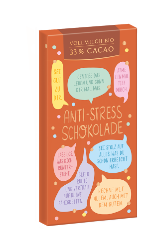 Anti-Stress Schokolade – Bestandteil der Geschenkbox Grand Team Christmas