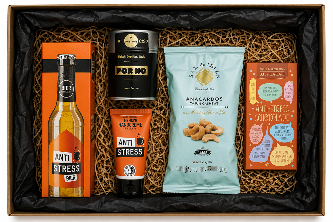 Männer-Auszeit Box Entspannung trifft Genuss