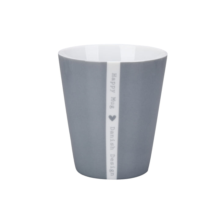 Toller Kaffee-Becher in dezentem grau mit "Herz"