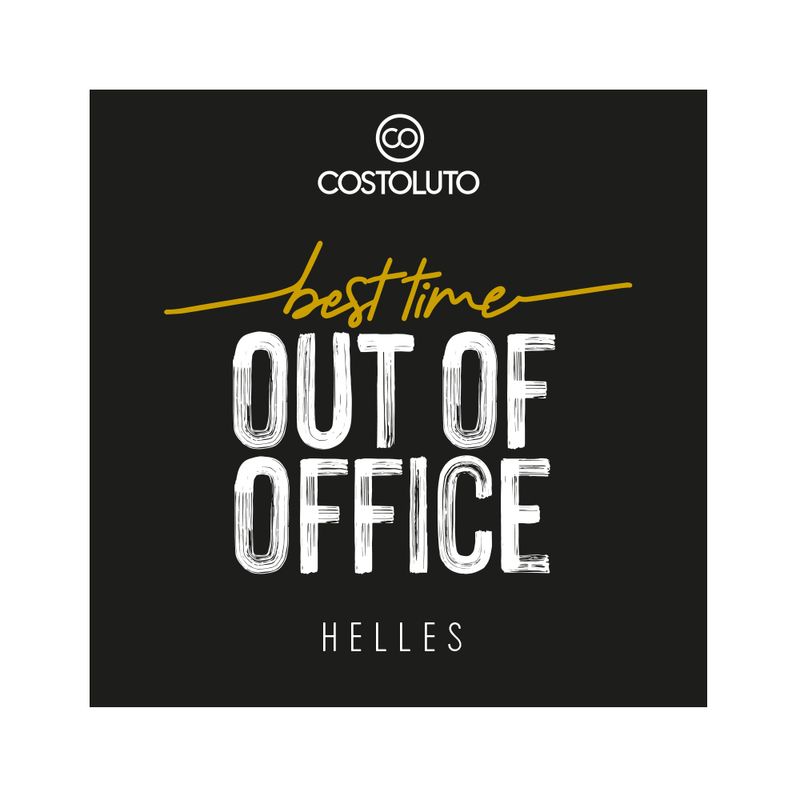 Bier "Best Time out of office" für Deine Familie, Kollegen und Freunde