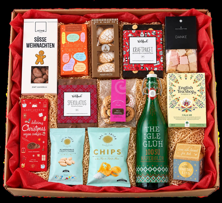 Big Merry Moments – große Weihnachts-Geschenkbox für Teams mit 14 Produkten