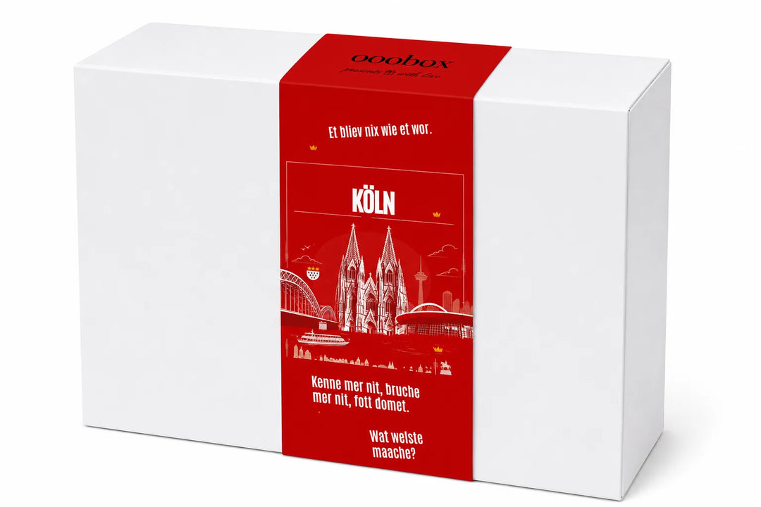 Geschenkverpackung: Kölsche Grüße
