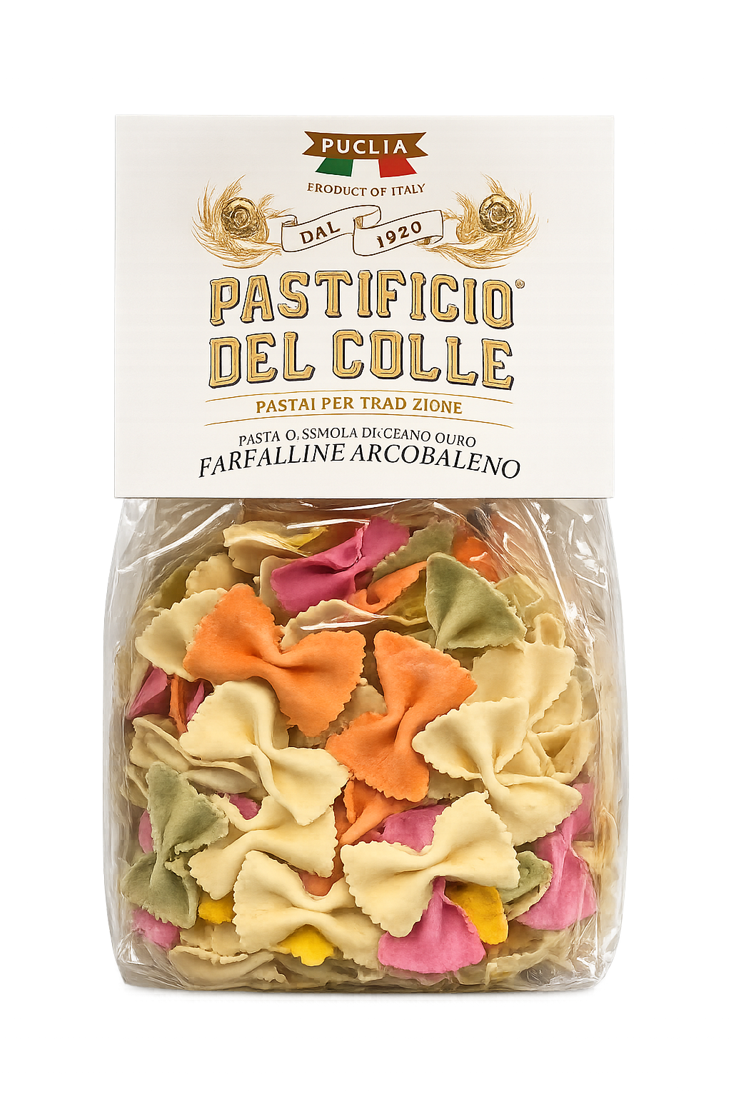 Bunte Schleifen Nudeln