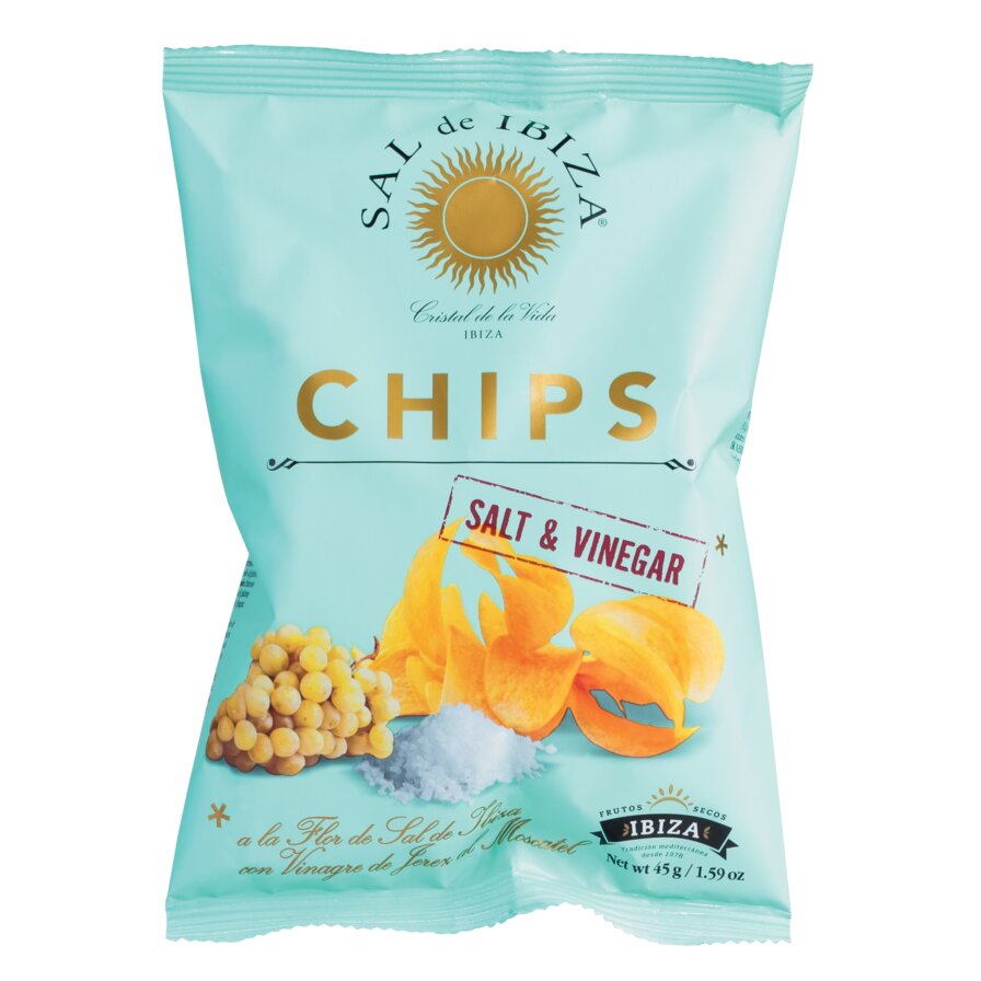 Chips Salt & Vinegar von Sal de Ibiza mit Salz und Essig