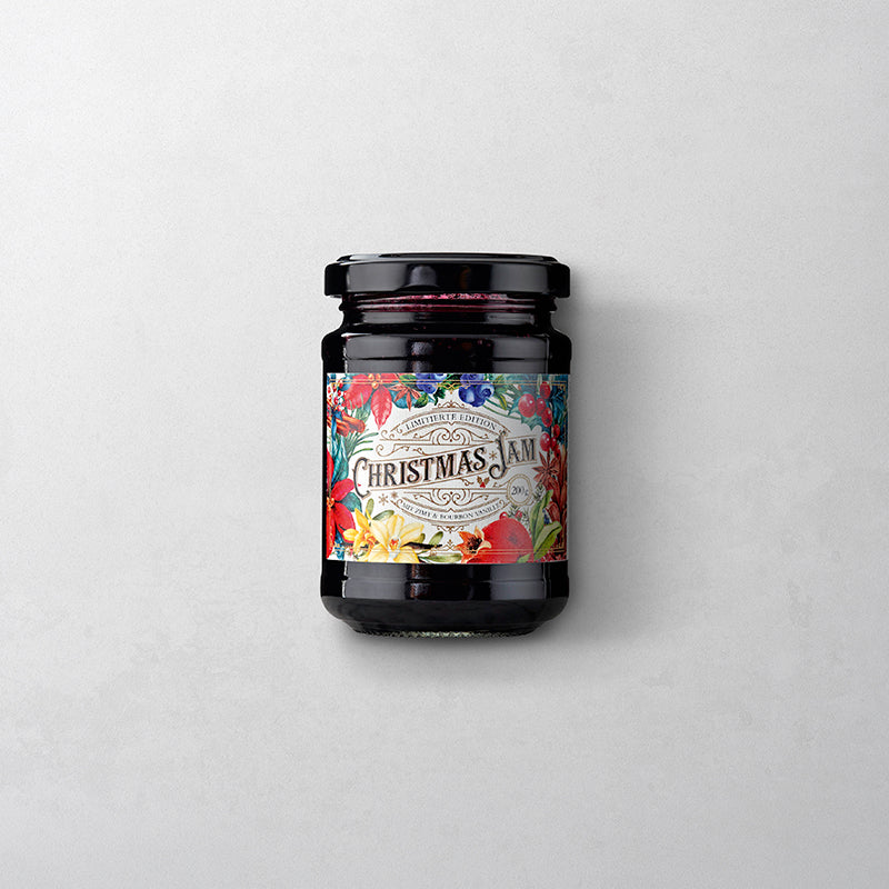 Weihnachtsmarmelade mit köstlichen Blaubeeren und Granatapfel für festliche Genüsse