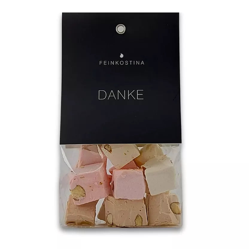 Nougat Mix Danke – Bestandteil der Geschenkbox Big Merry Moments