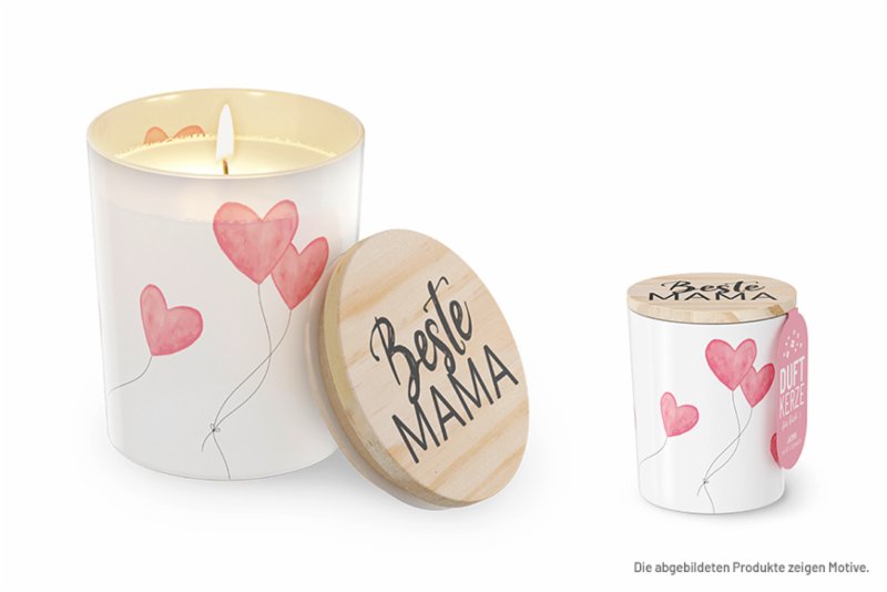 Duftkerze Beste Mama- ideal für Geburtstag, Muttertag oder einfach zwischendurch