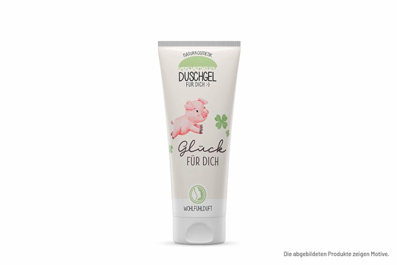 Duschgel Glück für Dich - toll zu Prüfungen, Geburtstag oder anderen Momenten, wo ein bisschen Glück gut tut