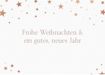 Grußkarte Frohe Weihnachten
