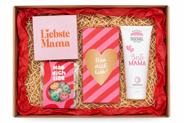 Geschenkbox „I love you mum"