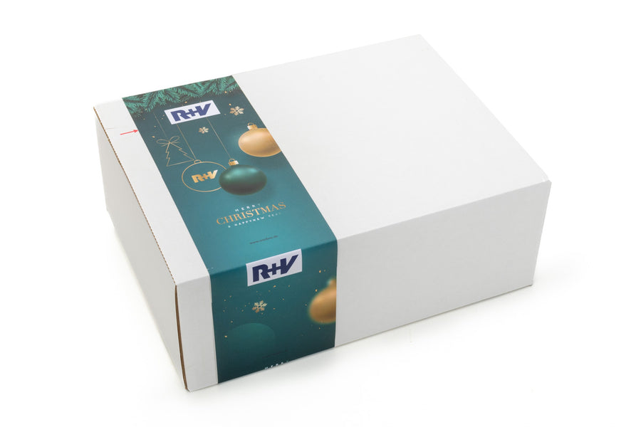 Versandbox mit Kundenbanderole