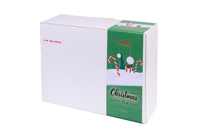🎄 Cozy Christmas Geschenkbox – private & geschäftliche Geschenkidee mit weihnachtlichen Socken, Dolfin Kakao & Becher