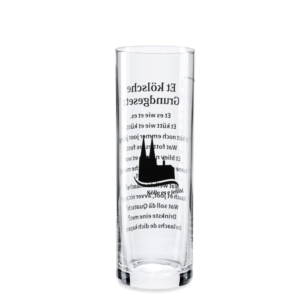 Kölschglas Grundgesetz Köln