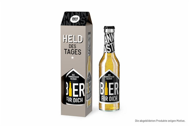 Geschenkbox Männer-Geburtstag mit Bier, Snacks & lustigen Accessoires