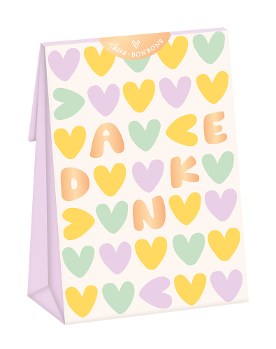 Herz-Bonbons "Danke"