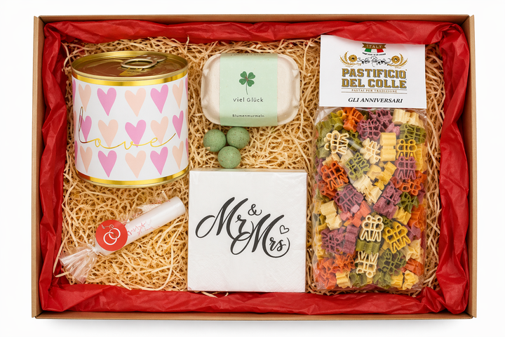 Hochzeits Geschenkbox – Für Mr & Mrs mit Liebe