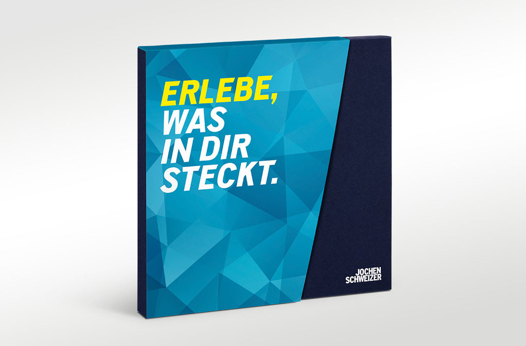Jochen Schweizer Geschenkverpackung für Wertgutschein – (nur in Verbindung mit Jochen Schweizer Wertguschein)