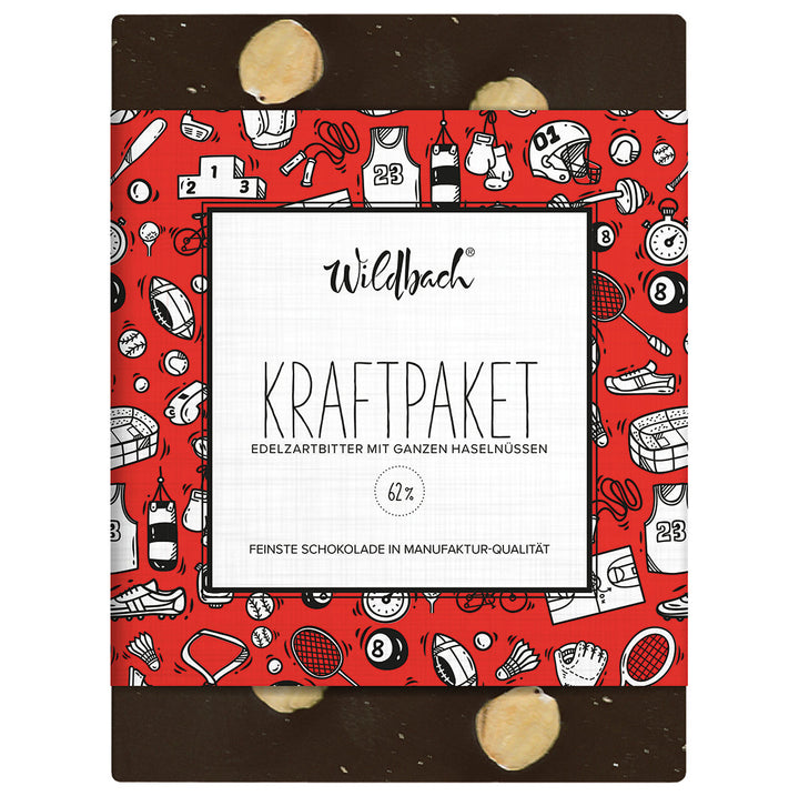 Schokolade Kraftpaket – Bestandteil der Geschenkbox Big Merry Moments