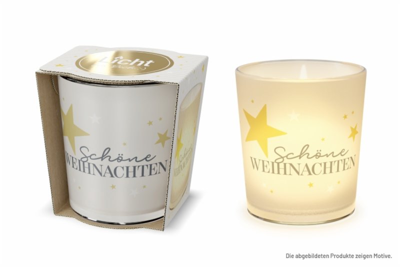 Teelicht "Schöne Weihnachten"