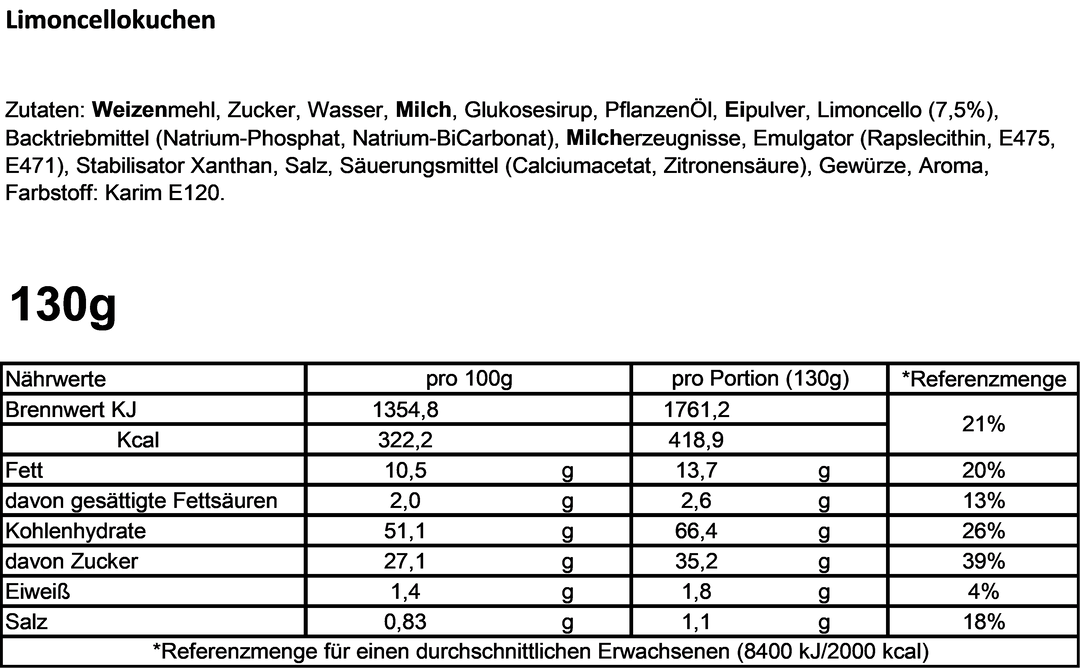 Kuchen Limoncello - sommerliche Torten-Grüße