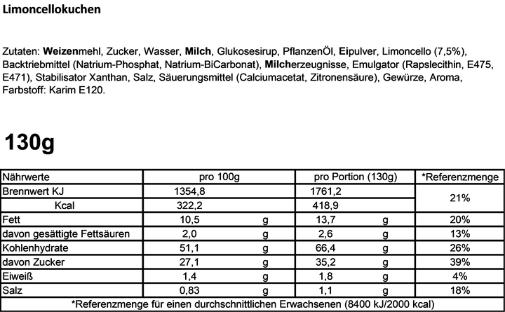 Kuchen Limoncello - sommerliche Torten-Grüße