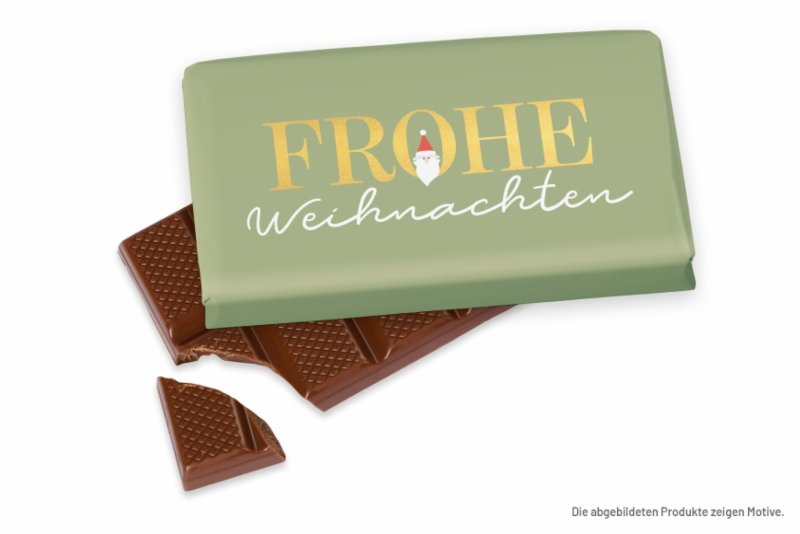 Mini-Schokolade "Frohe Weihnachten"