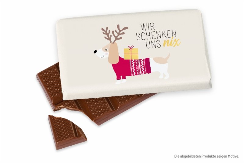 Mini-Schokolade "Wir schenken uns nichts"