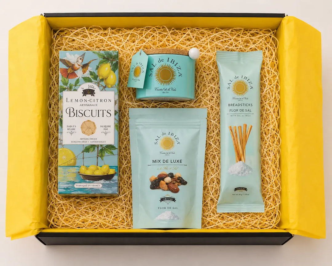Geschenkbox „Nur vom Feinsten“ – Edle Delikatessen von Sal de Ibiza