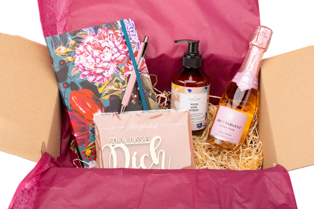 Premium Geschenkbox für Frauen – Schön, dass es Dich gibt