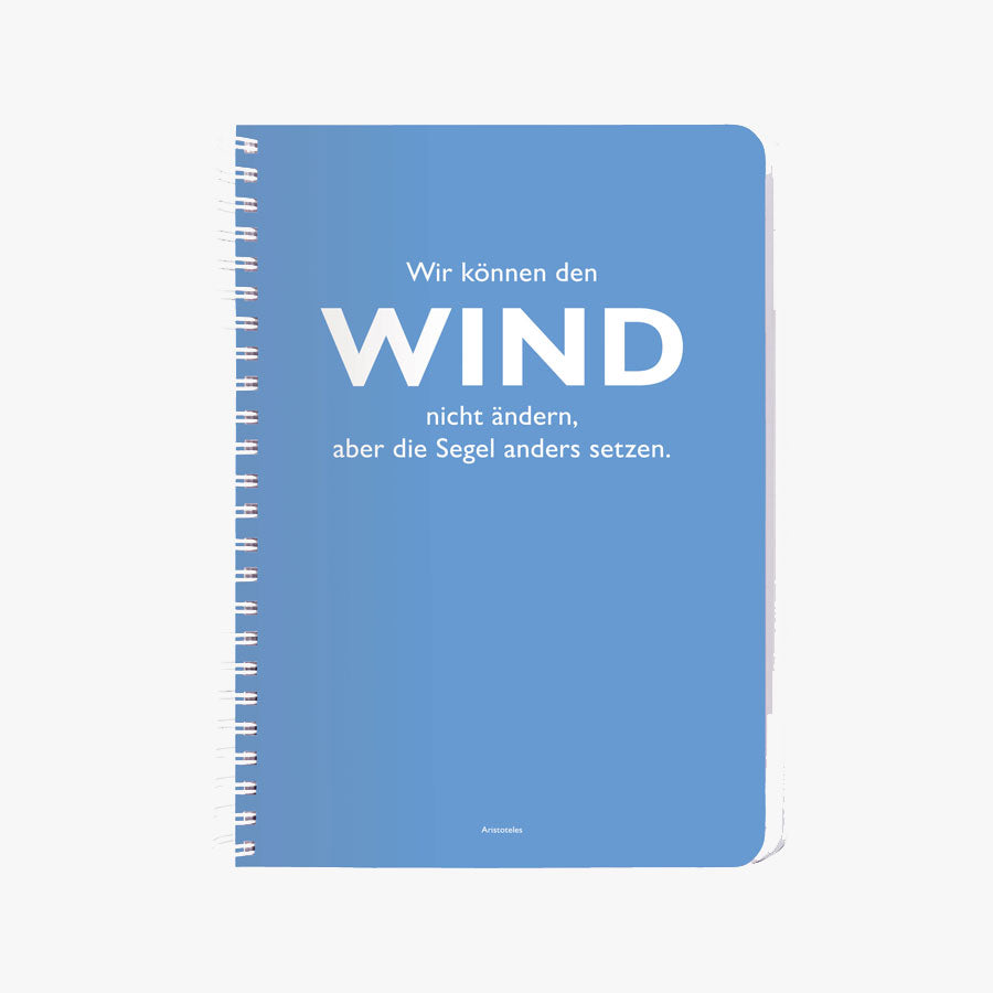 Ringbuch "Wir können den Wind nicht ändern, aber die Segel anders setzen"