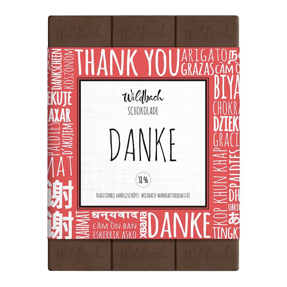Schokolade Danke - so köstlich kannst Du nun Danke sagen