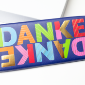Mini-Schokolade Danke