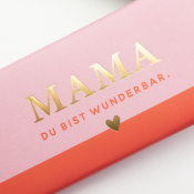 Mini-Schokolade Mama du bist wunderbar