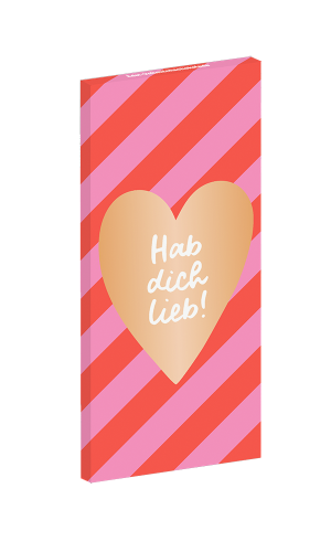Schokolade "Hab dich lieb"