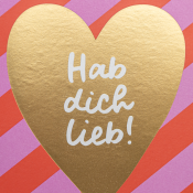 Schokolade "Hab dich lieb"