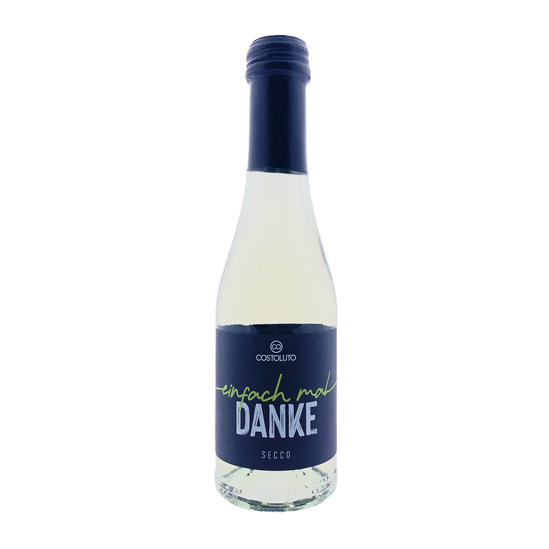 Piccolo-Secco "Einfach mal DANKE" ideal zum Danke-sagen