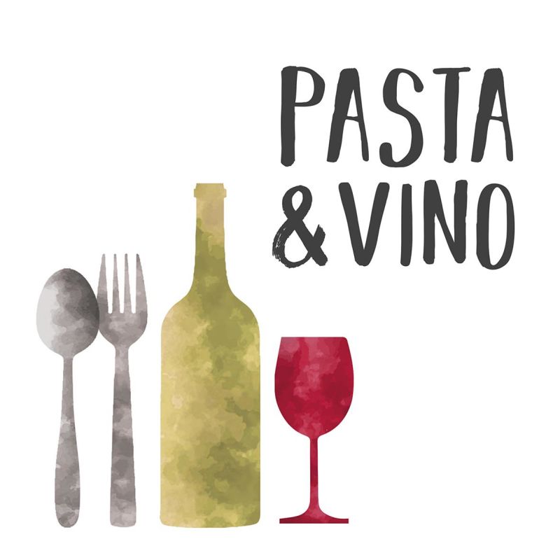 Servietten Pasta & Vino