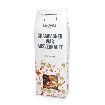 Weihnachts-Tee Champagner war ausverkauft Früchtepunsch Früchtetee