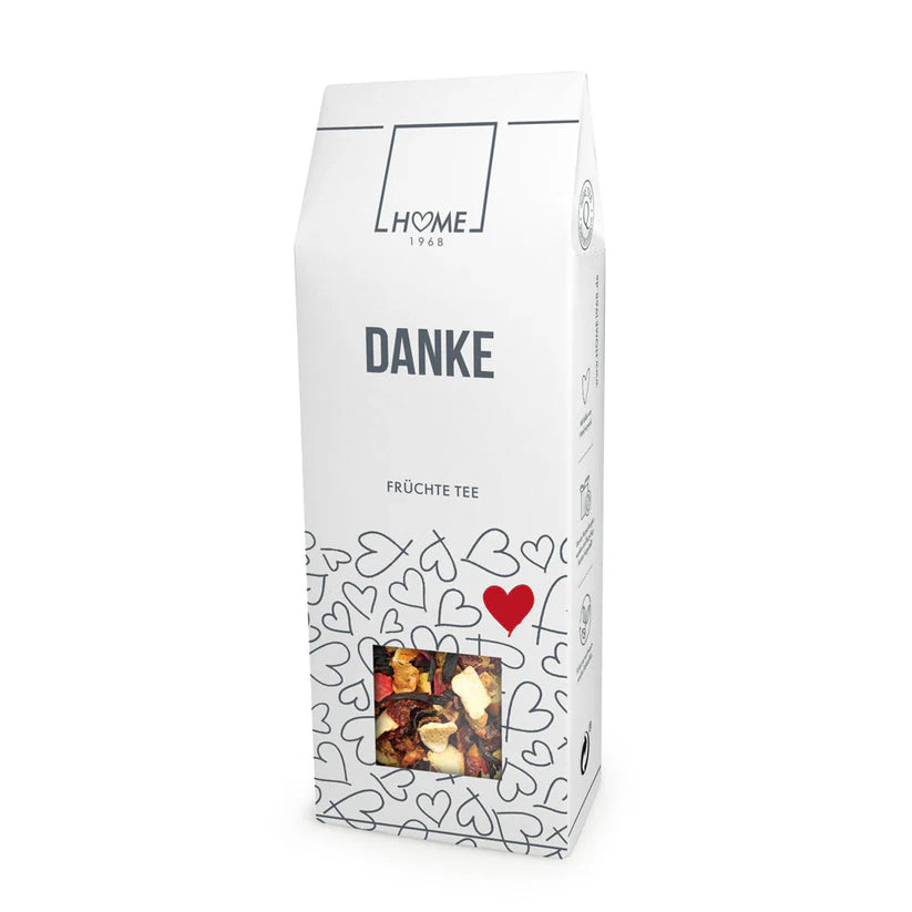 Früchtetee Danke mit Erdbeer und Orange