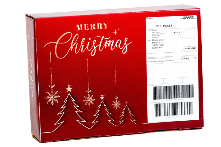 Weihnachtsmann-Geschenkbox